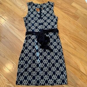 Tory Burch 100% Silk Dress.  Sleeveless Size M